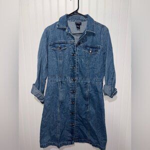 Vintage Sonoma Blue Denim Dress| Size Small